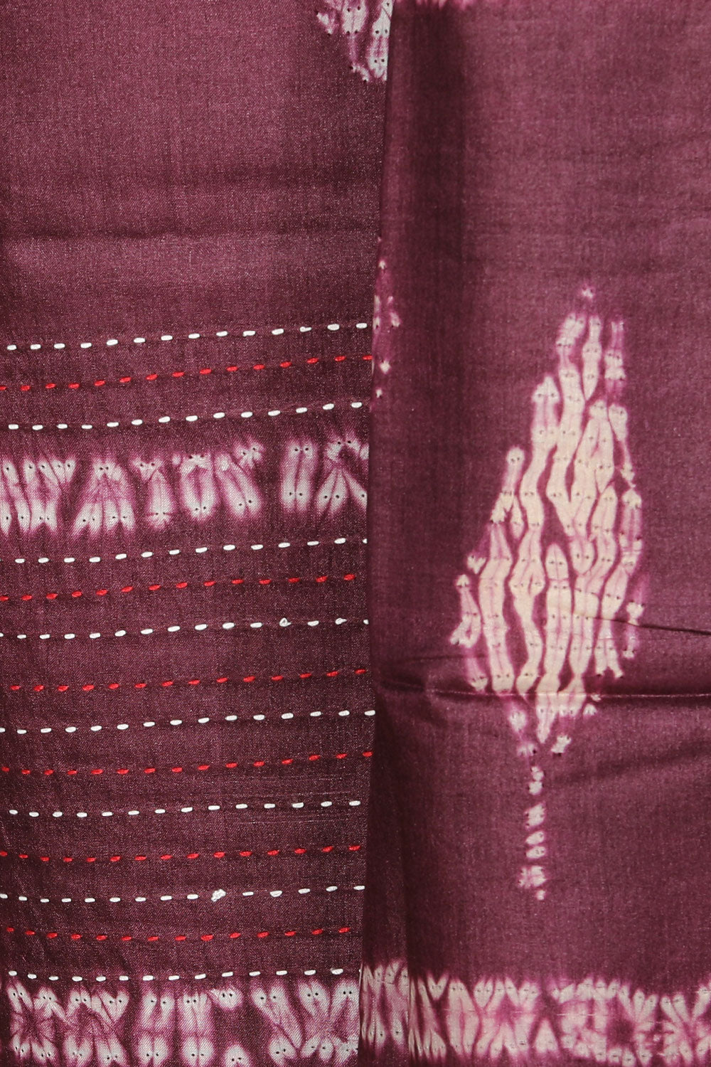 Image of Shibori printed Unstitched Suit With Dupatta (3 Pcs Set)